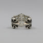 Chrome Hearts Double Floral Ring Size 10.5 Silver | AVNTGRDNY NYC