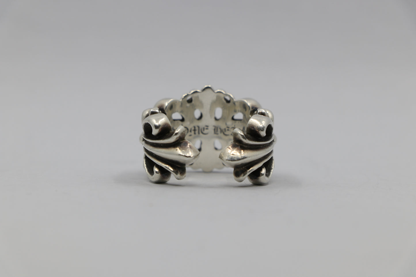 Chrome Hearts Double Floral Ring Size 10.5 Silver | AVNTGRDNY NYC