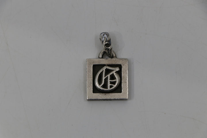 Chrome Hearts “G” Frame Pendant Sterling Silver .925 | AVNTGRDNY NYC