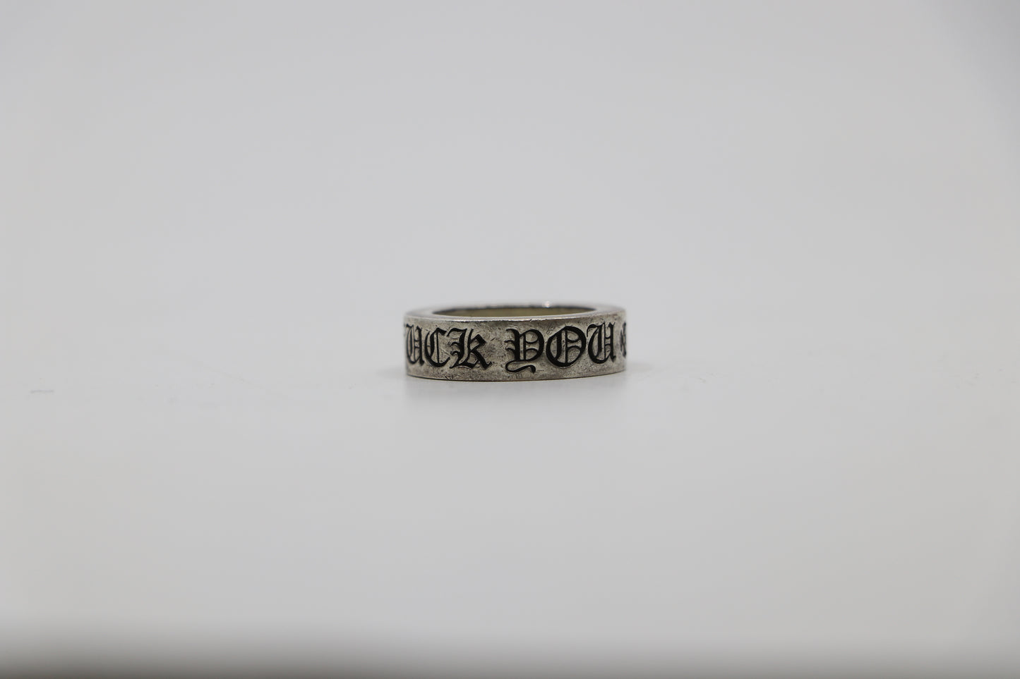 Chrome Hearts “Fuck You” 6MM Spacer Ring Size 5