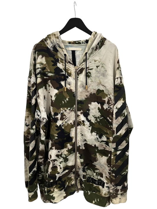 Off-White Bleached Camo Hoodie Size L