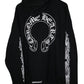 Chrome Hearts Floral Horseshoe Pullover Hoodie Black Size XL| AVNTGRDNY NYC