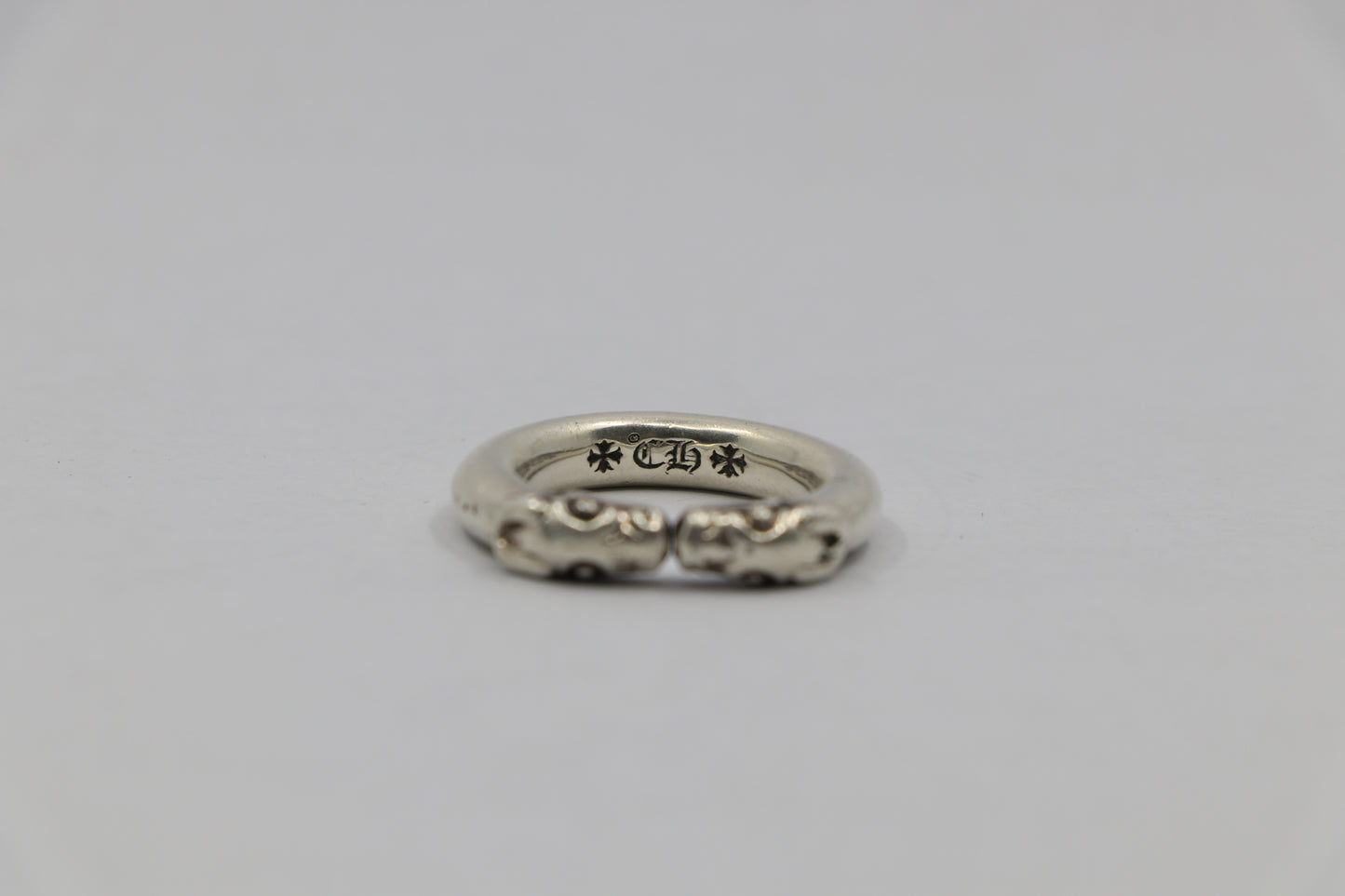 Chrome Hearts Double Dog Ring Size 8 Sterling Silver| AVNTGRDNY NYC