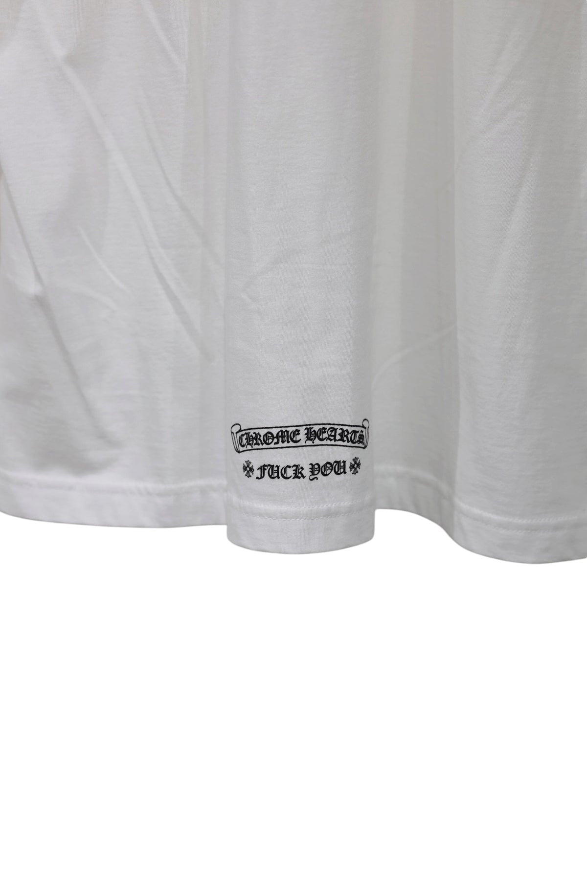Chrome Hearts Fuck You Long Sleeve T-Shirt White Size L| AVNTGRDNY NYC