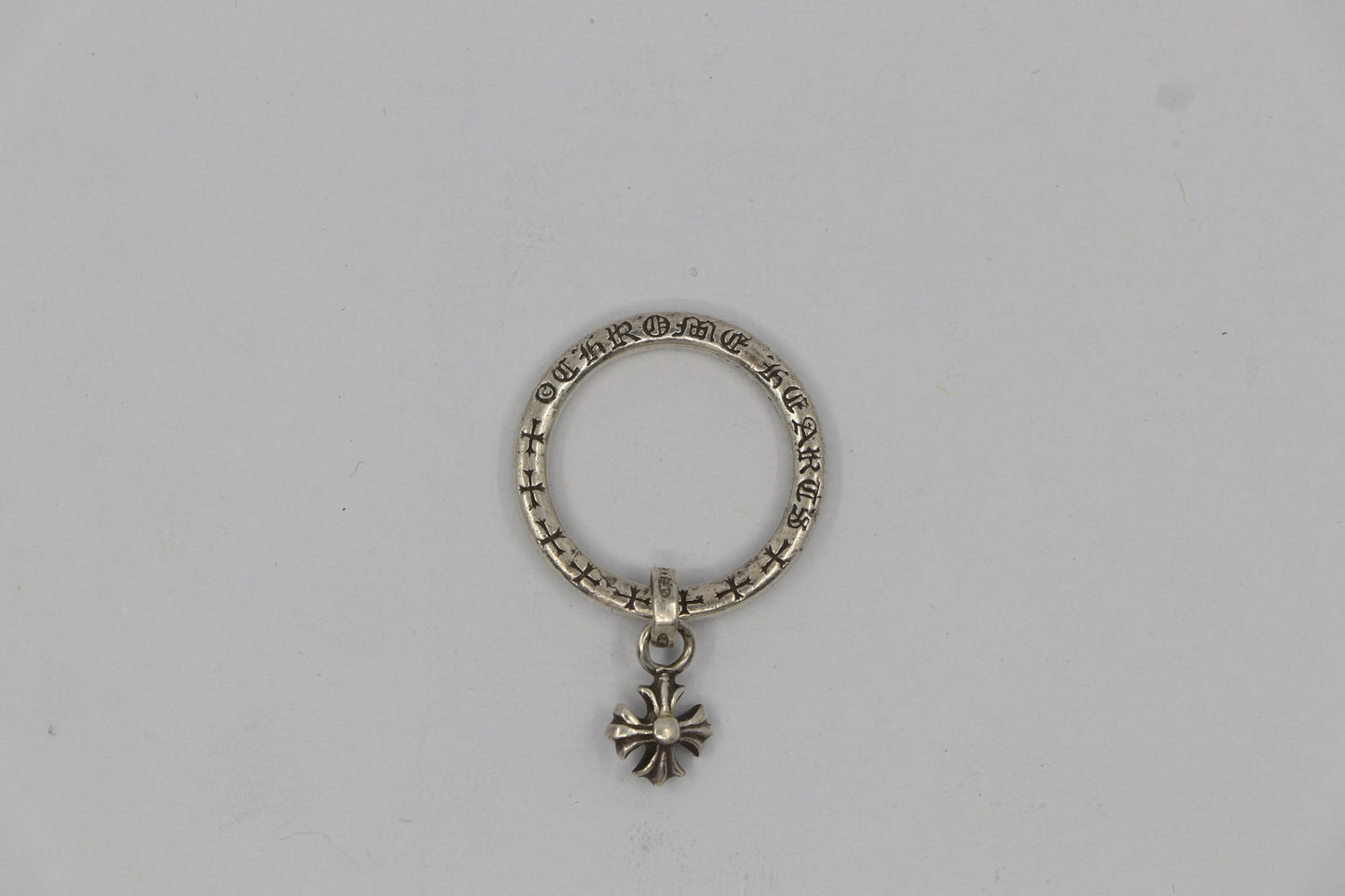 Chrome Hearts NTFL CH Plus Ring Size 8 Sterling Silver | AVNTGRDNY NYC