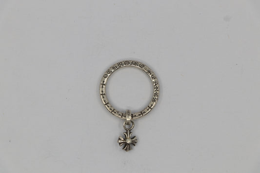 Chrome Hearts NTFL CH Plus Ring Size 8 Sterling Silver | AVNTGRDNY NYC