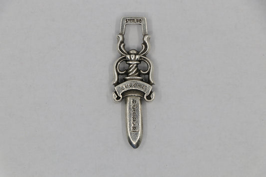 Chrome Hearts No. 10 Dagger Pendant Sterling Silver | AVNTGRDNY NYC