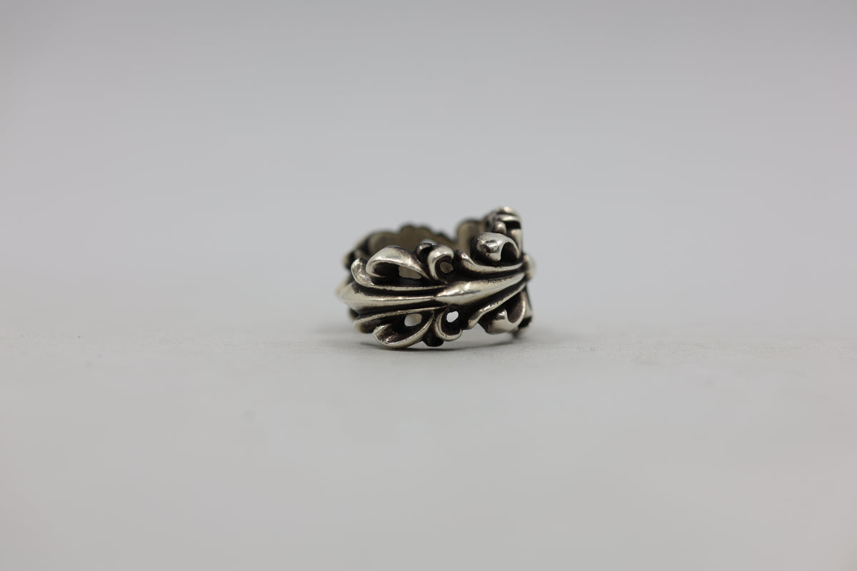 Chrome Hearts Double Floral Ring Size 7 | AVNTGRDNY NYC