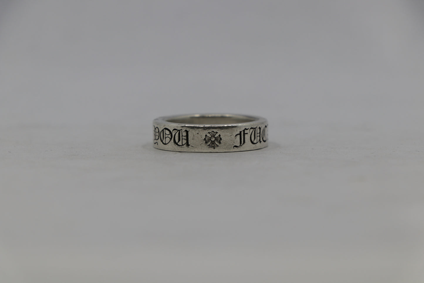 Chrome Hearts Fuck You 6MM Spacer Ring Size 10 | AVNTGRDNY NYC