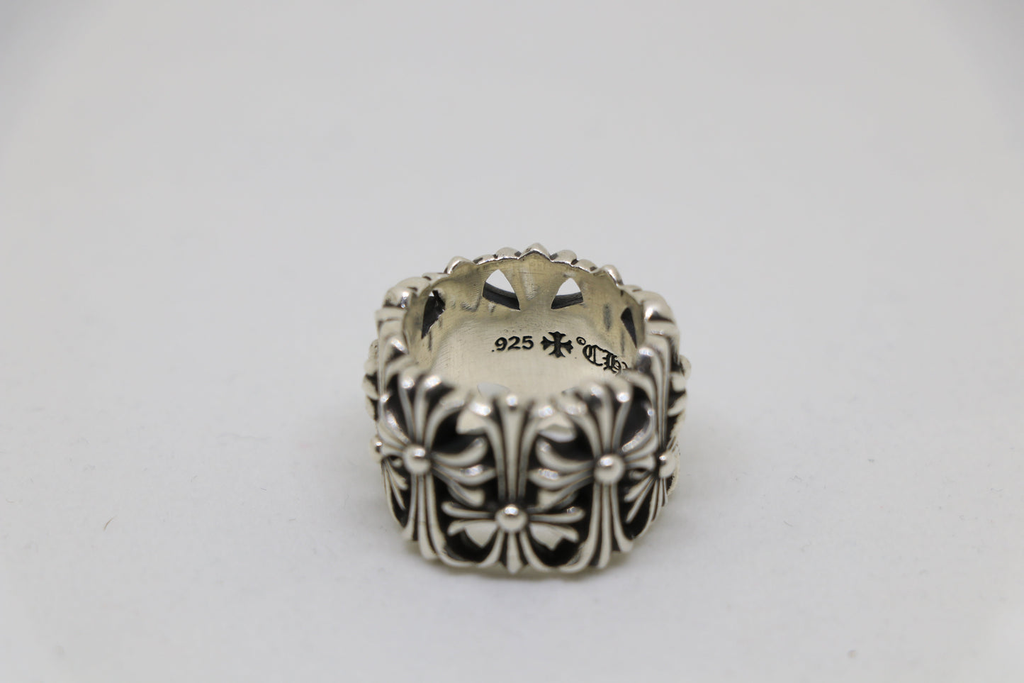 Chrome Hearts Round Cemetery Ring Size 8.5 Sterling Silver| AVNTGRDNY NYC