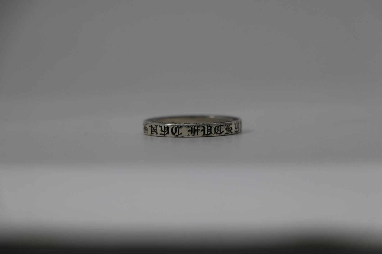 Chrome Hearts 3MM Spacer NYC Fuck You Ring Size 6.5