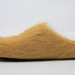 Marni Fussbett Long Hair Calfskin Sabot In Soft Beige Size 38