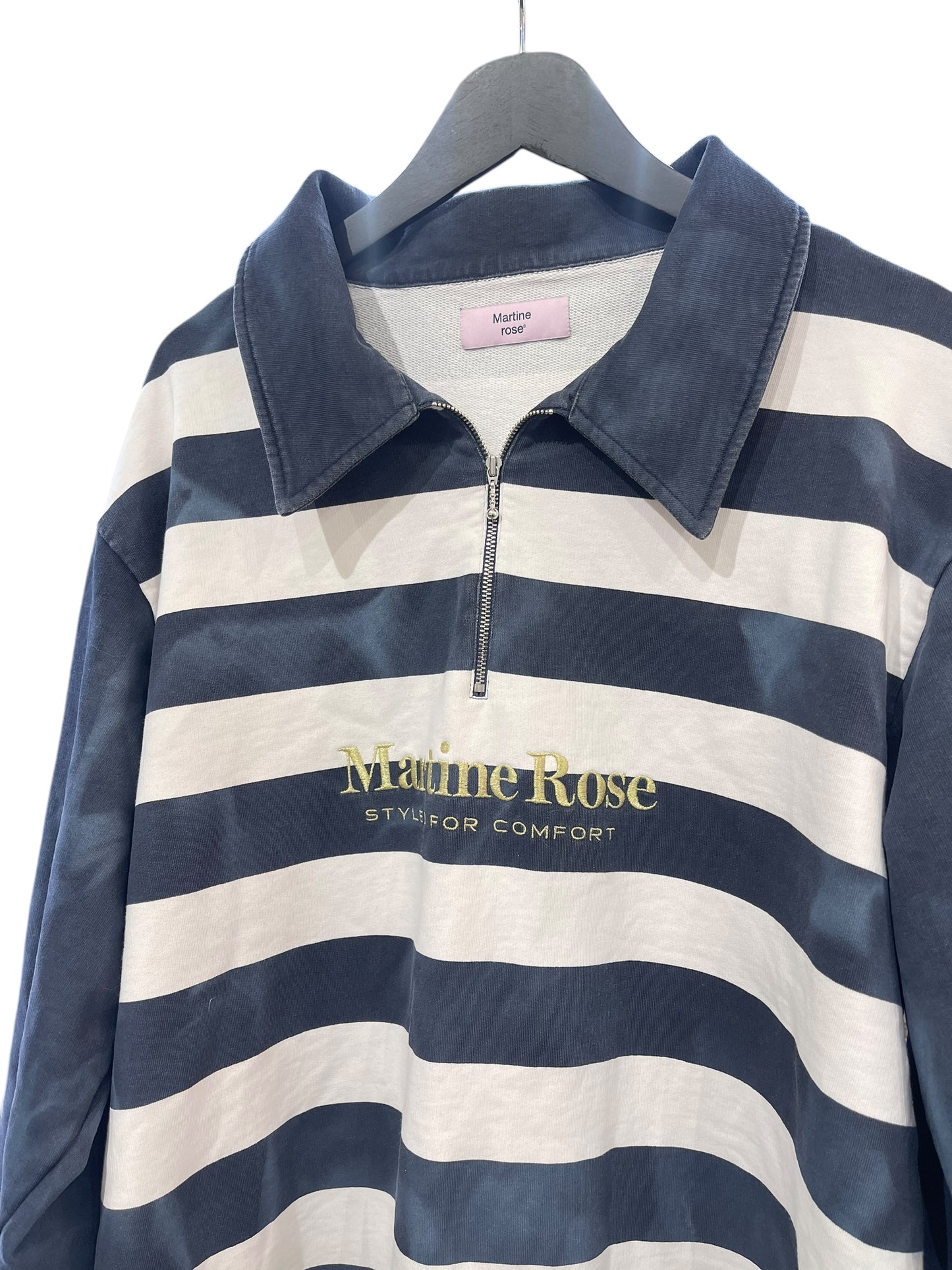 Martine Rose Quarter Zip Polo Size M