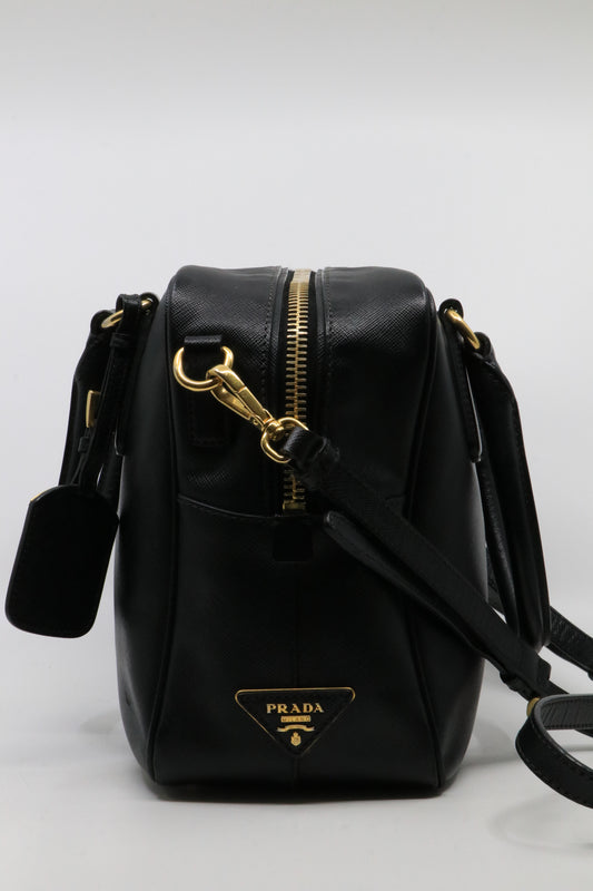 Prada Square Bauletto Bag Saffiano Leather Small