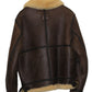 Schott Classic B-3 Sheepskin Leather Bomber Jacket Size 40