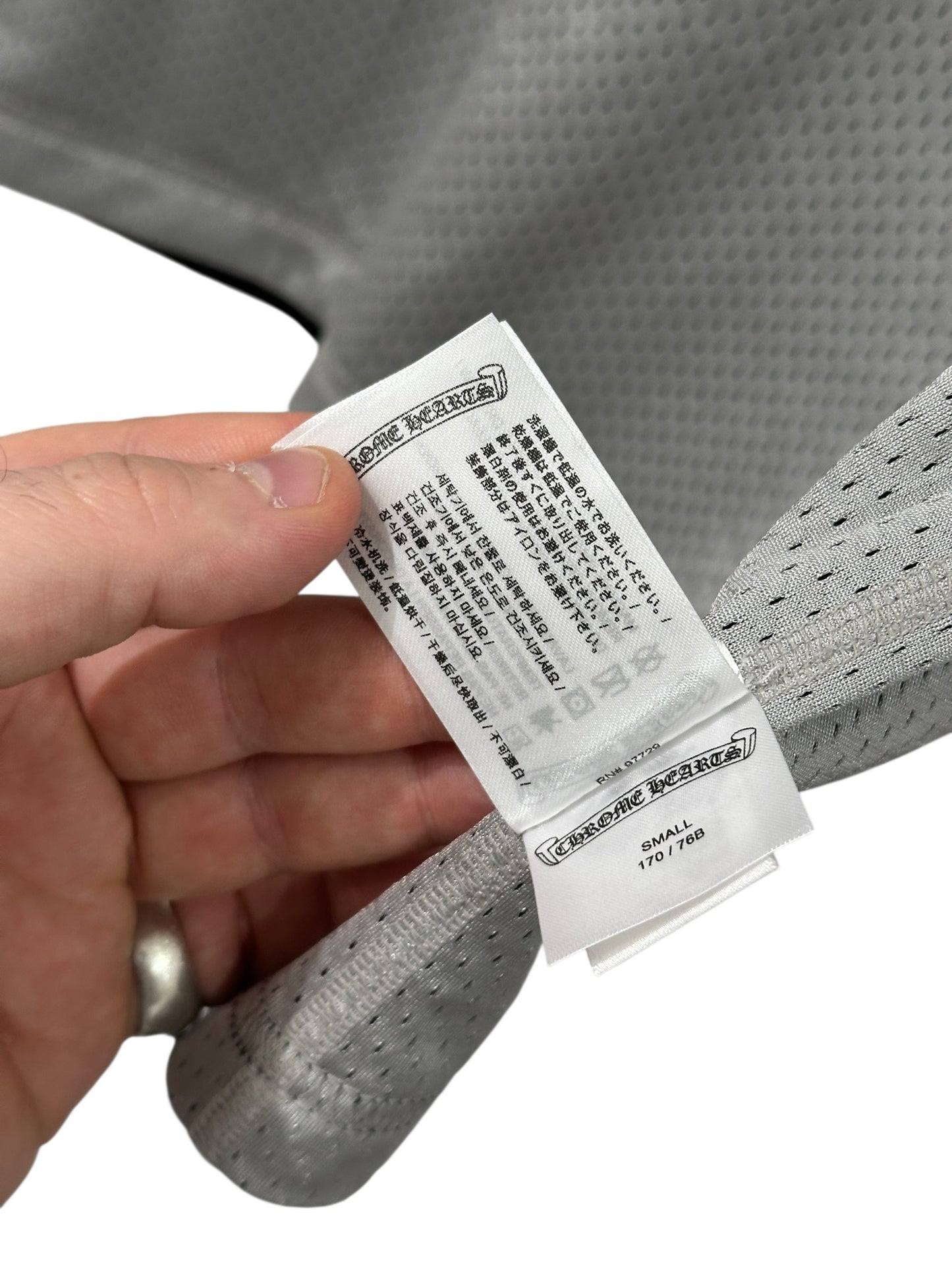 Chrome Hearts Mesh Reversible Basketball Jersey Size S