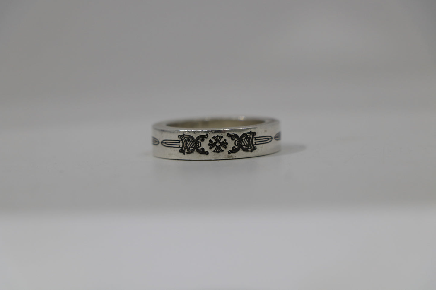 Chrome Hearts 6MM Spacer Dagger Ring Size 9.5
