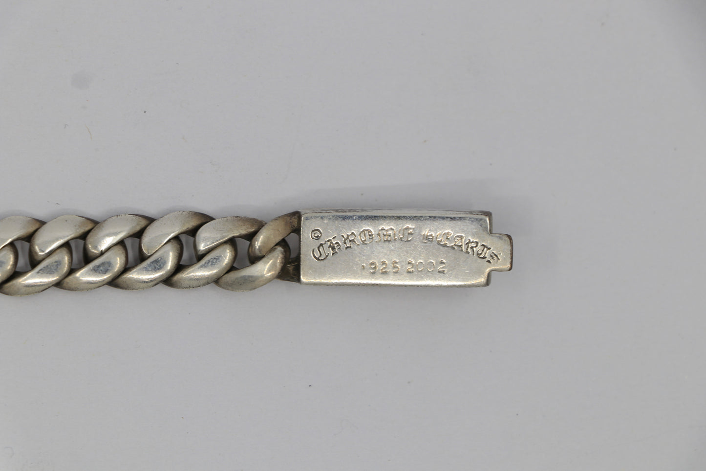 Chrome Hearts Mini Floral ID Bracelet Classic Link 20 Links Pre-Owned | AVNTGRDNY NYC
