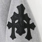 Chrome Hearts Paper Jam Hoodie Grey Size Small| AVNTGRDNY NYC