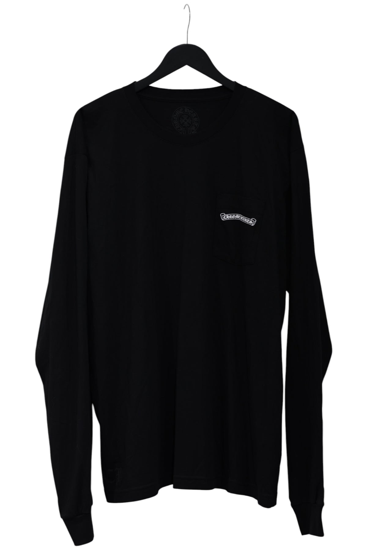 Chrome Hearts Arch Shoulder Long Sleeve T-Shirt Black XXL | AVNTGRDNY NYC
