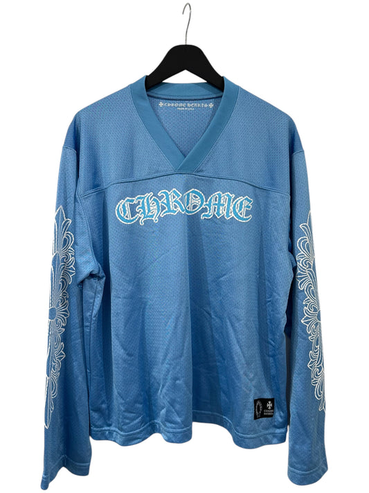 Chrome Hearts Mesh Jersey Blue Size M