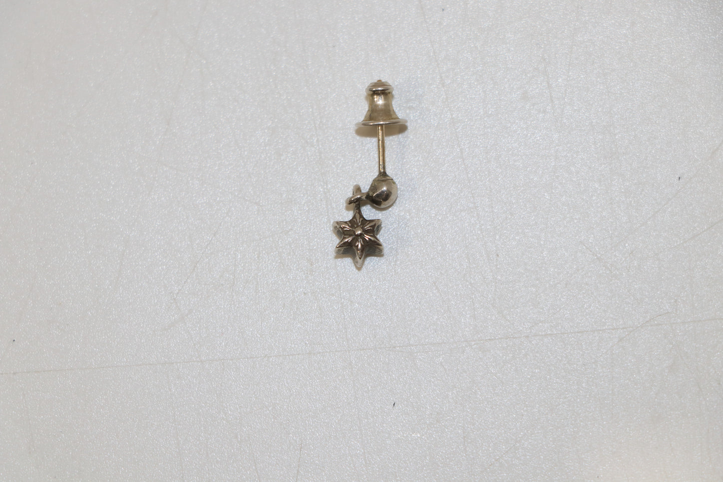 Chrome Hearts Star Drop Earring