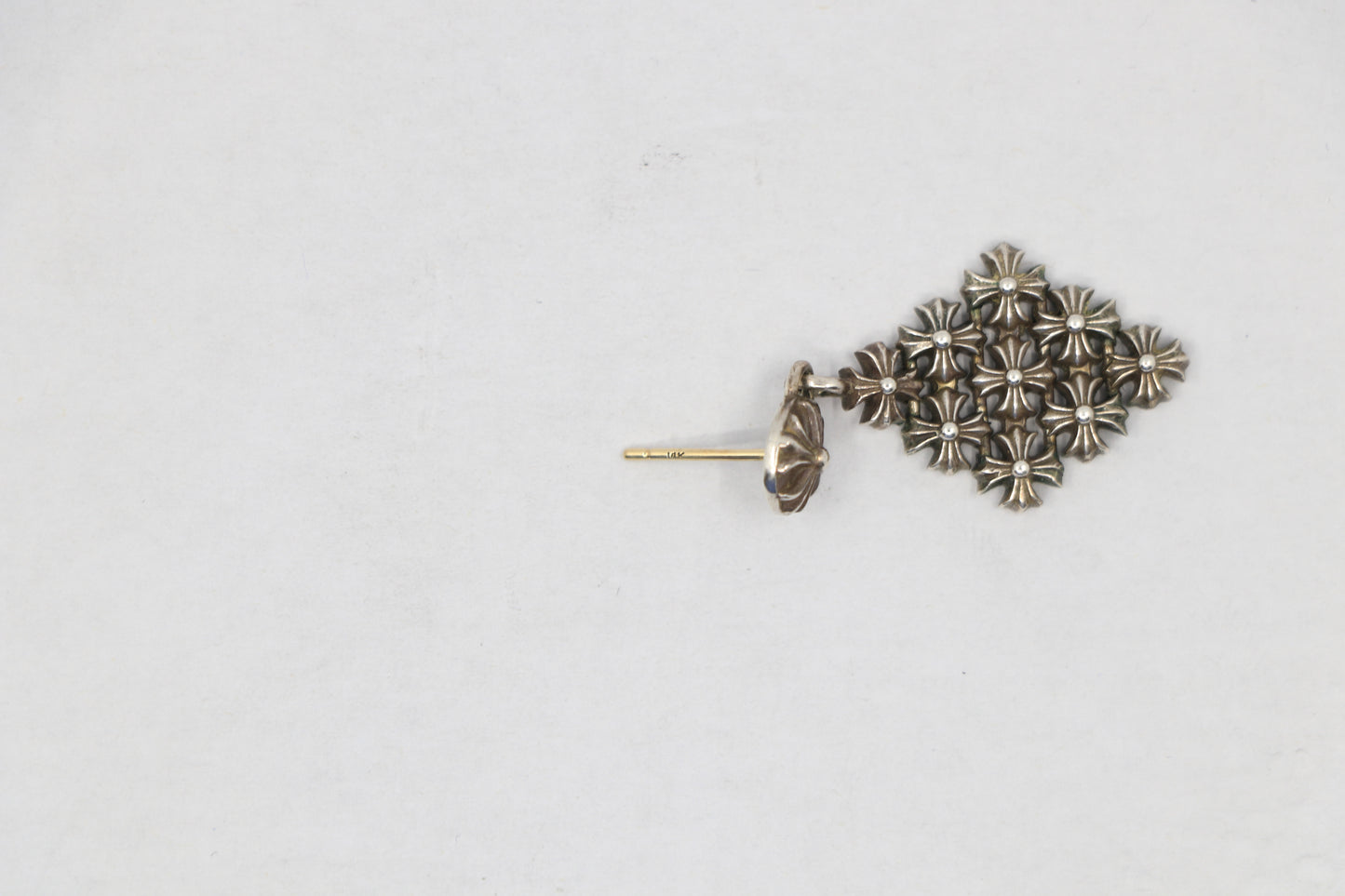 Chrome Hearts Chain Mail Earring Silver| AVNTGRDNY NYC