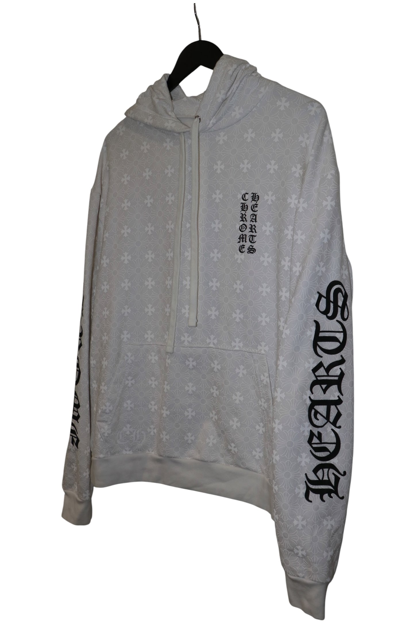 Chrome Hearts Monogram Horseshoe Hoodie White Size M | AVNTGRDNY NYC