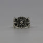Chrome Hearts Double Floral Ring Size 11