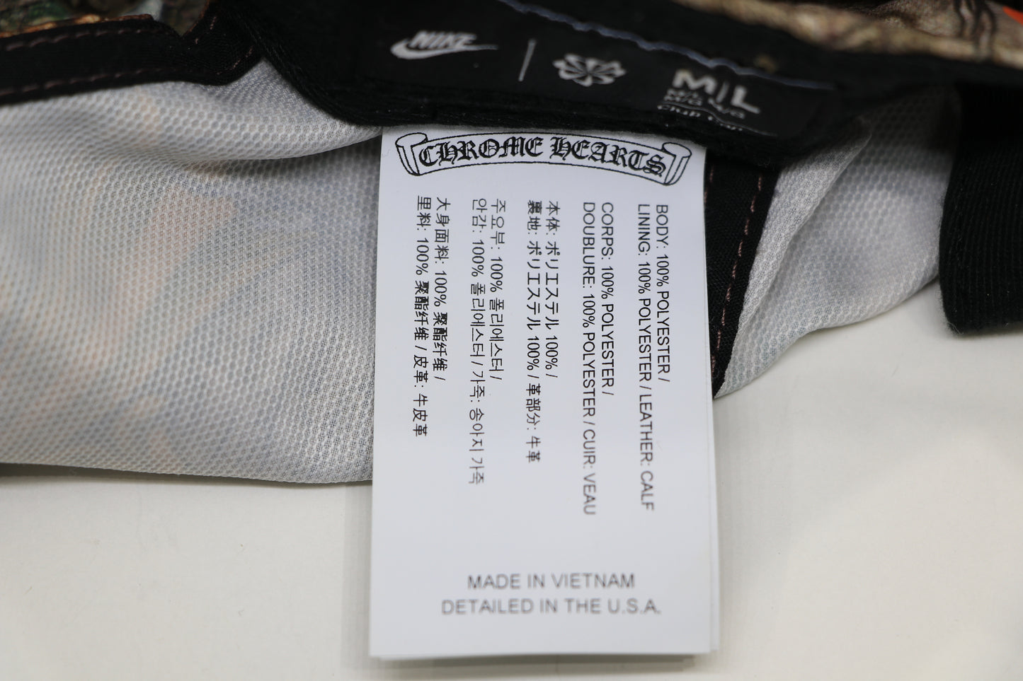 Chrome Hearts x Nocta Hat Size M/L Camo | AVNTGRDNY NYC