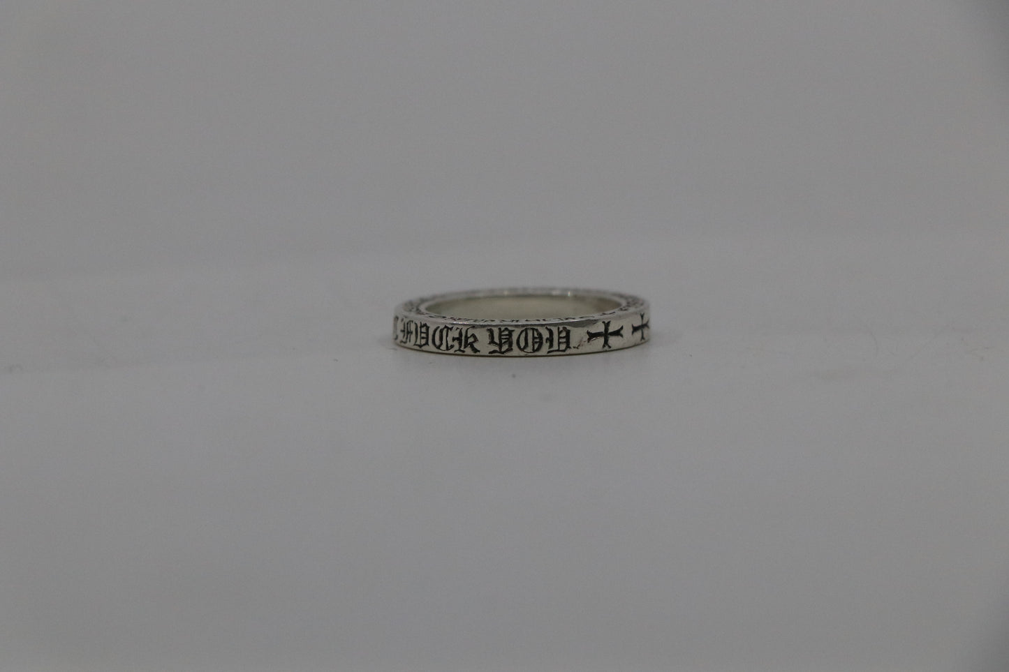 Chrome Hearts 3MM NYC Exclusive Fuck You Spacer Ring Size 7.5