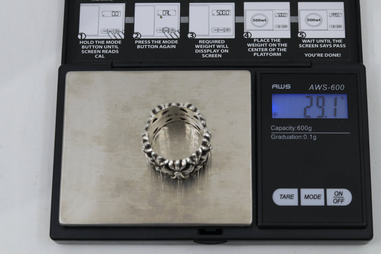 Chrome Hearts Cemetary Ring Size 11