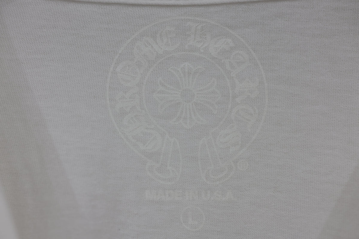 Chrome Hearts Fuck You Long Sleeve T-Shirt White Size L| AVNTGRDNY NYC