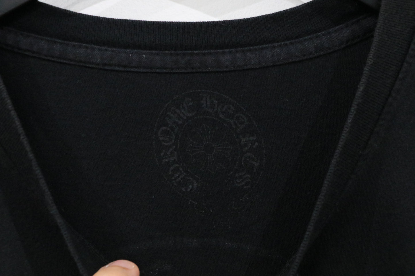 Chrome Hearts Horseshoe Pocket T-Shirt Black/White Size XXL| AVNTGRDNY NYC