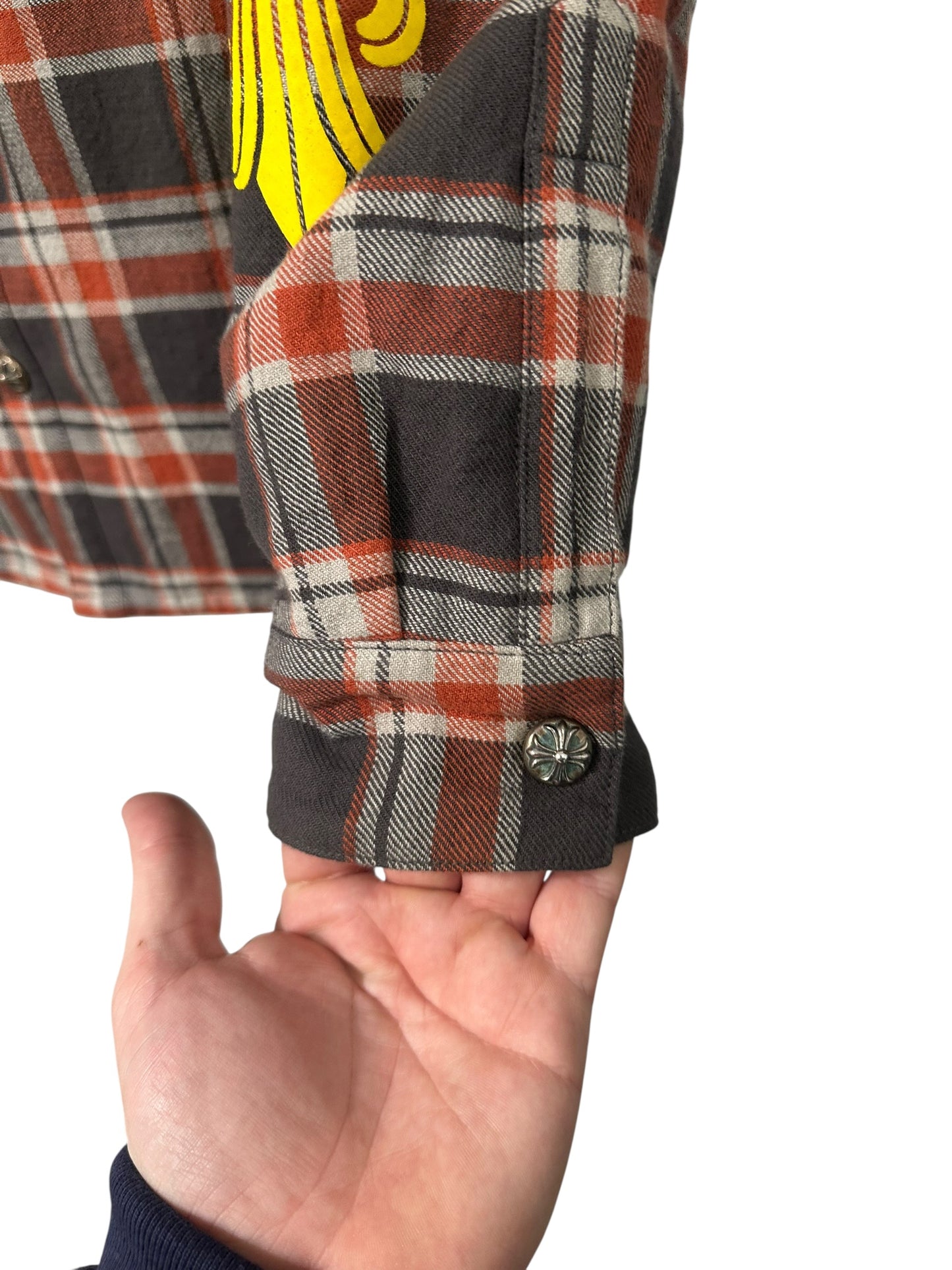 Chrome Hearts Flannel Brown/Red/Yellow Size L