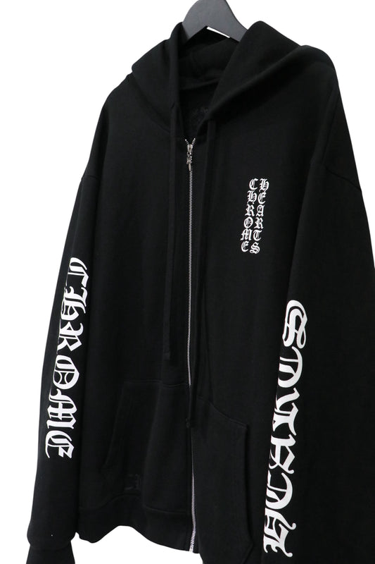 Chrome Hearts Vertical Logo Zip Up Hoodie Size XXL| AVNTGRDNY NYC