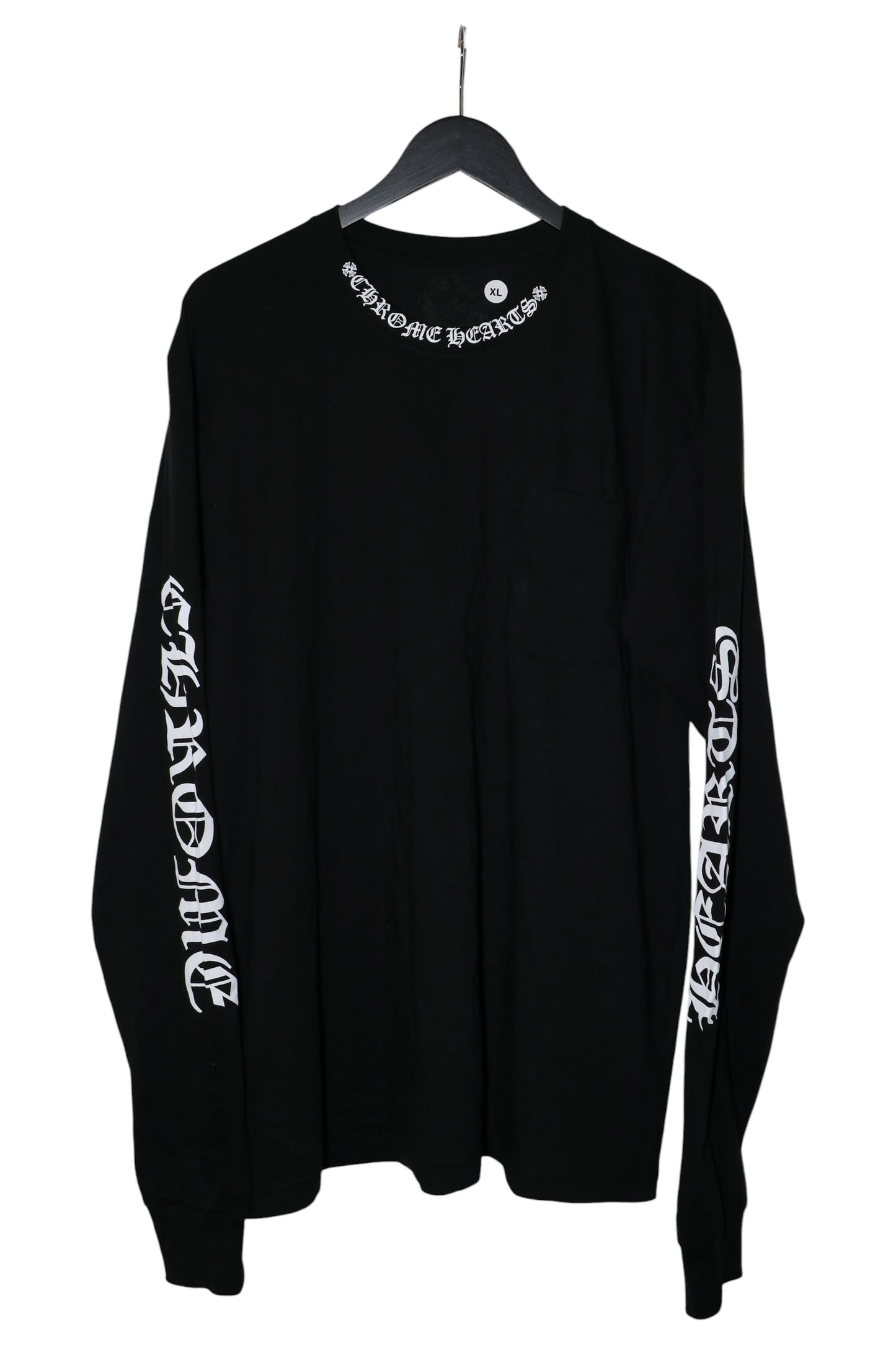 Chrome Hearts Neck Logo Longsleeve Black Size XL Cotton | AVNTGRDNY NYC
