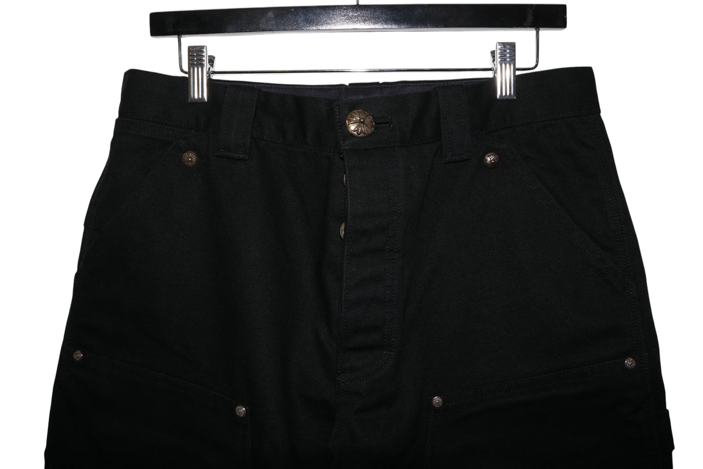 Chrome Hearts Double Knee Carpenter Pants Black Size 32 New | AVNTGRDNY NYC