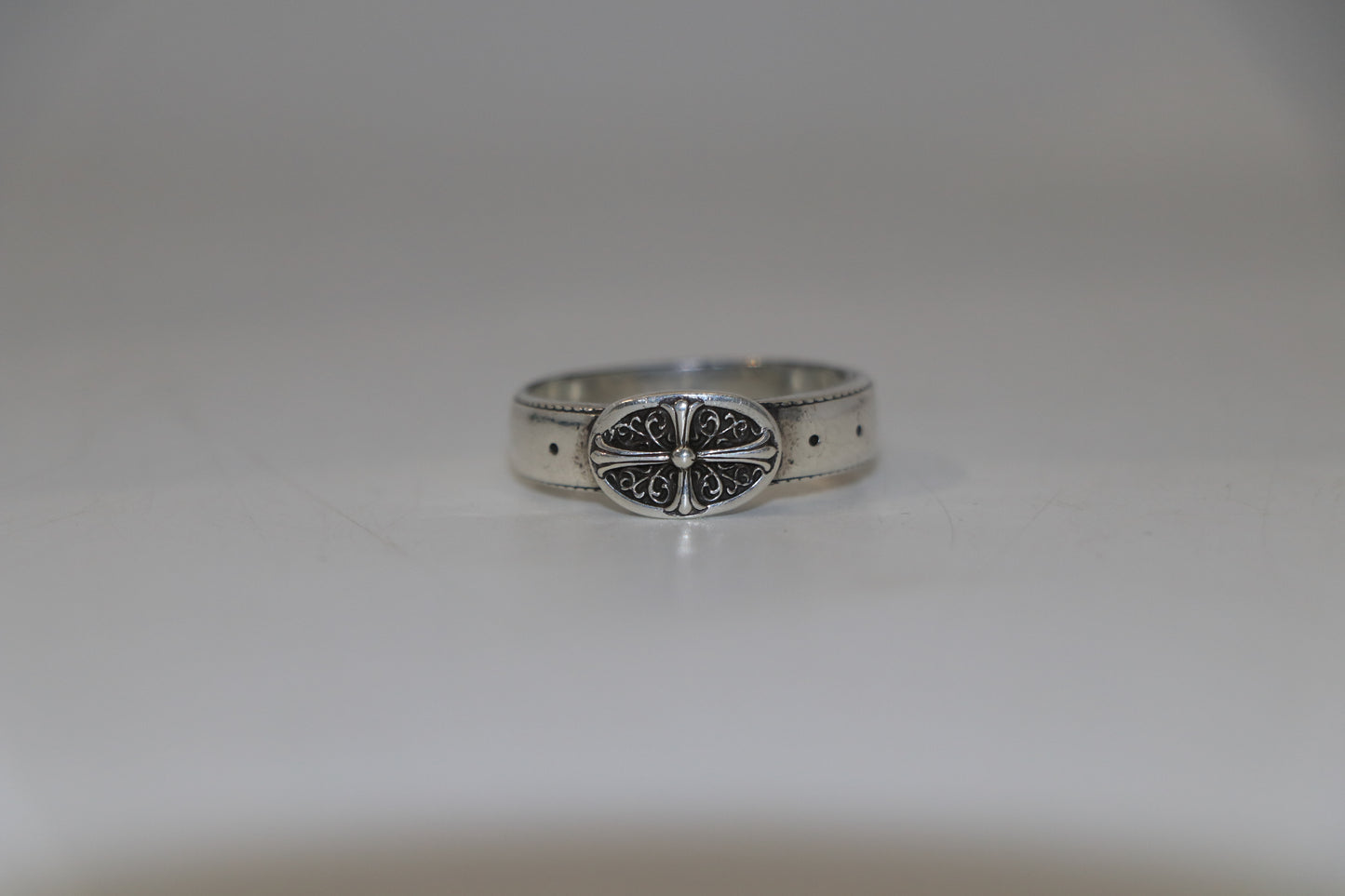 Chrome Hearts Oval Belt Ring Size 11