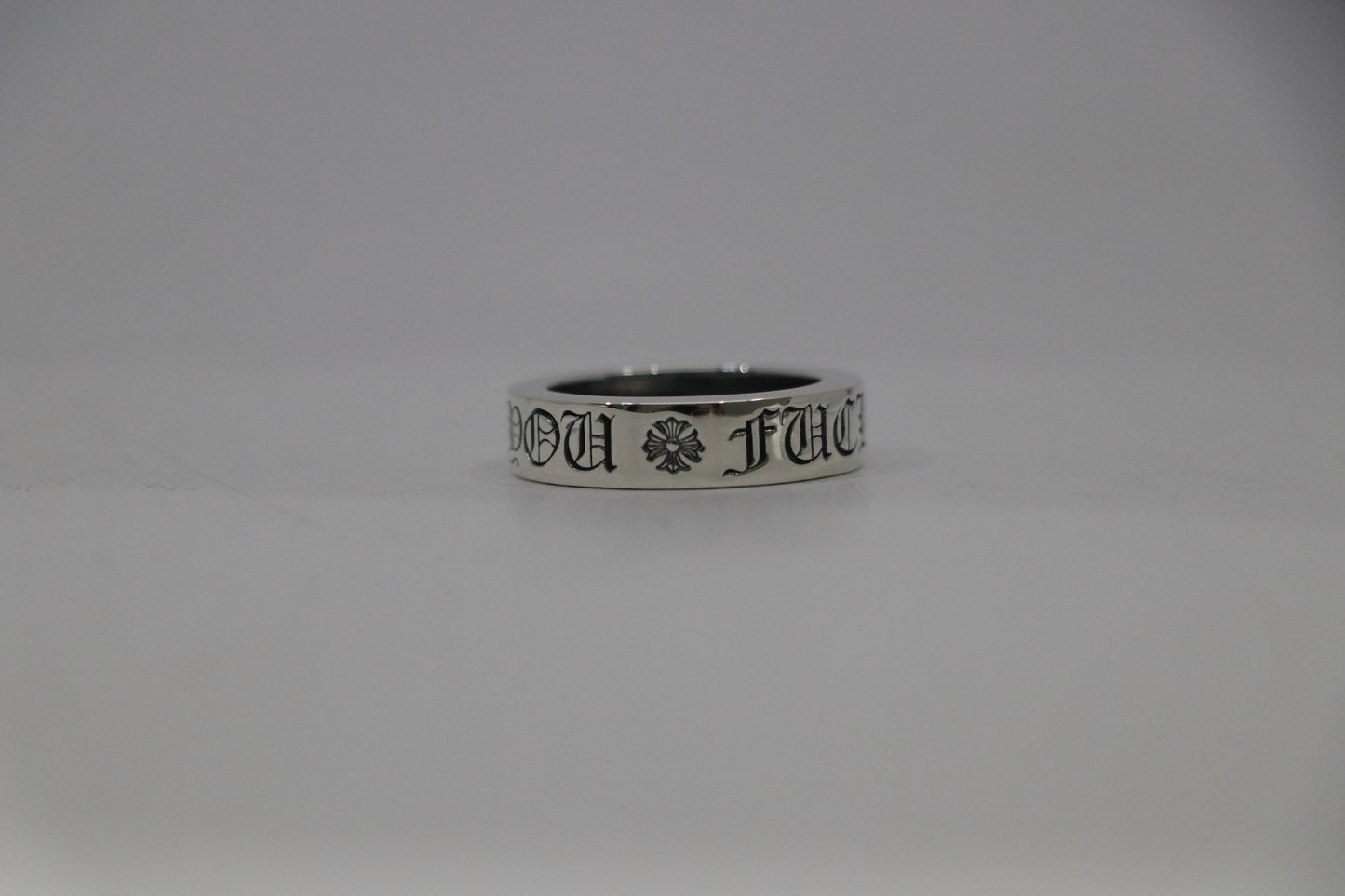 Chrome Hearts 6MM Fuck You Spacer Ring Size 8