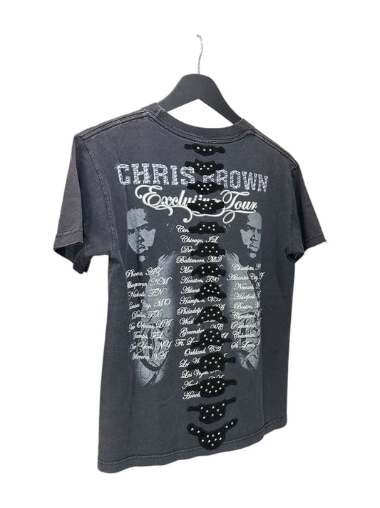 Fraction Los Angeles Chris Brown 2007 Exclusive Tour T-Shirt Size S