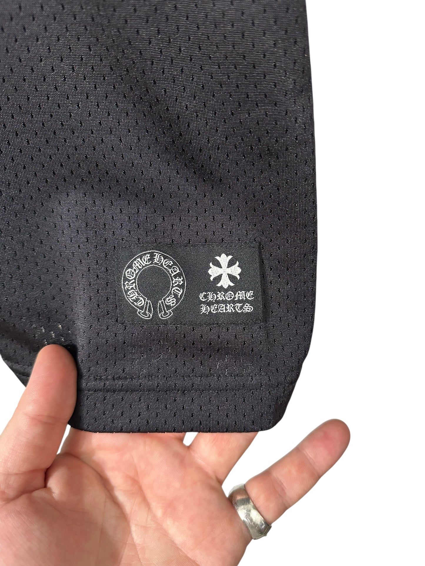 Chrome Hearts Stadium Mesh Jersey Black Size L