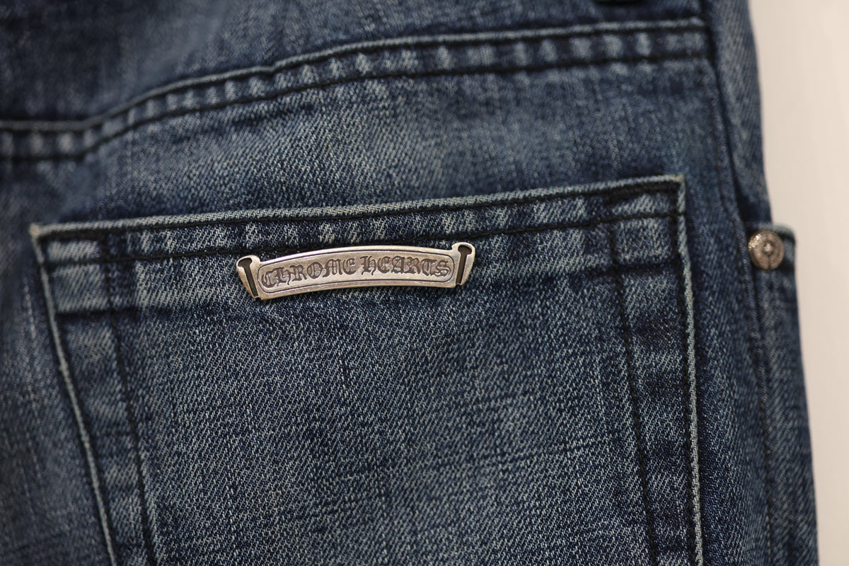 Chrome Hearts Denim Jeans Tagged 31 Altered 30 x 29 | AVNTGRDNY NYC