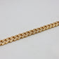 Chrome Hearts 22K Gold CH X Box ID Classic Link Bracelet Pavé Diamonds 20 Link