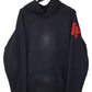 Chrome Hearts Paper Jam Hoodie Navy XL Cotton Leather Cross Patch | AVNTGRDNY NYC