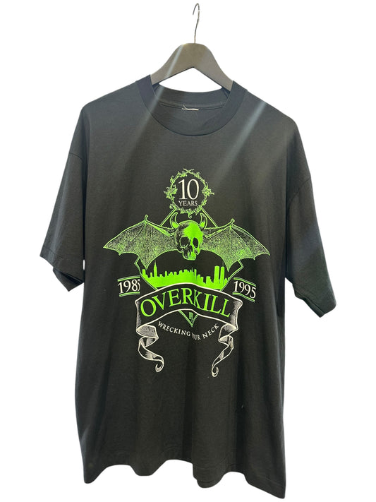 Vintage Overkill Wrecking Your Neck T-Shirt Size M