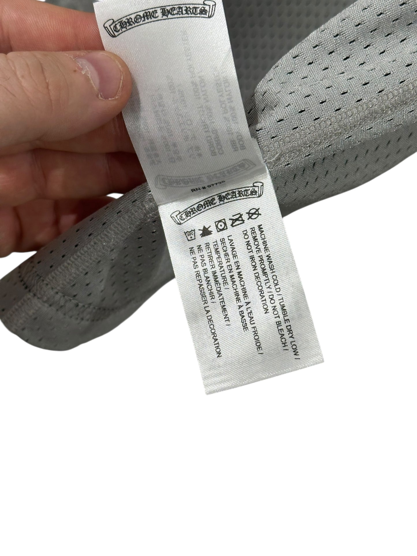 Chrome Hearts Mesh Reversible Basketball Jersey Size S