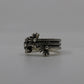 Chrome Hearts Triple Cross Ring Size 8.5