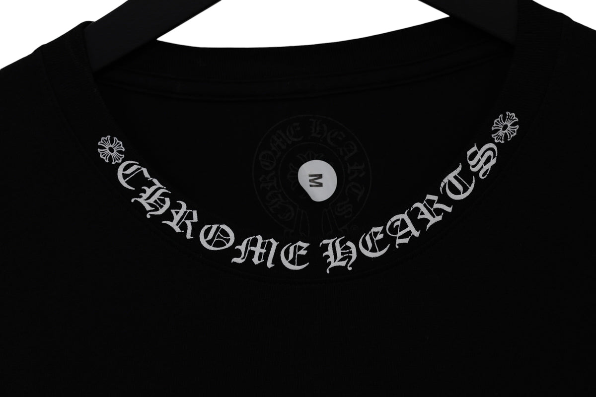 Chrome Hearts Neck Logo Long Sleeve T-Shirt Black Size M| AVNTGRDNY NYC