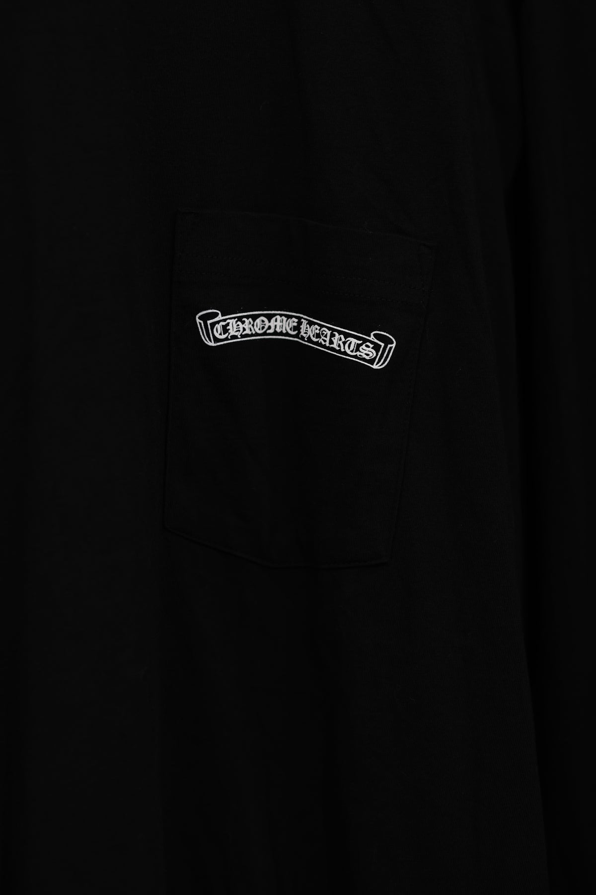Chrome Hearts Arch Shoulder Long Sleeve T-Shirt Black XXL | AVNTGRDNY NYC